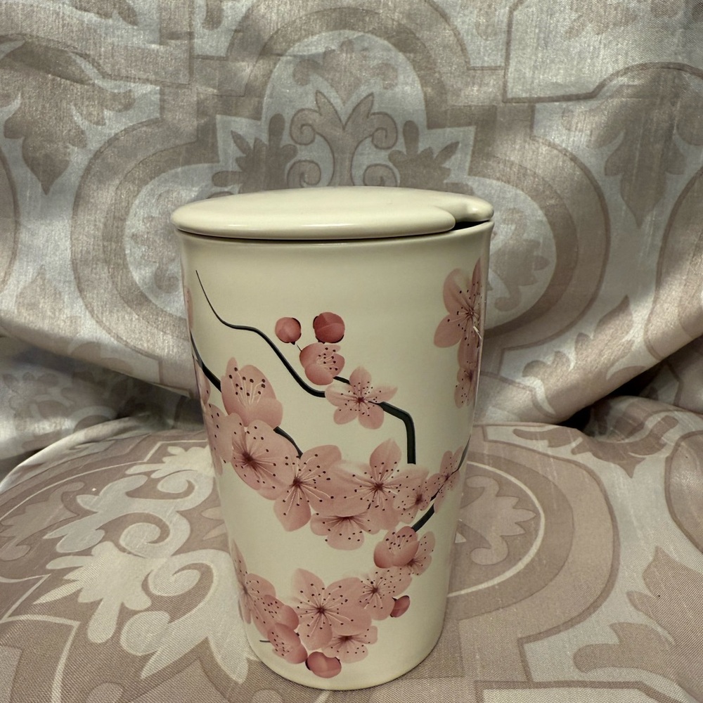 Tea Forte Ceramic Mug with Lid